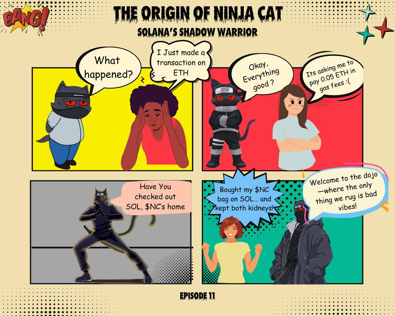 Ninja Cat Comic Series 1 - Episode 11