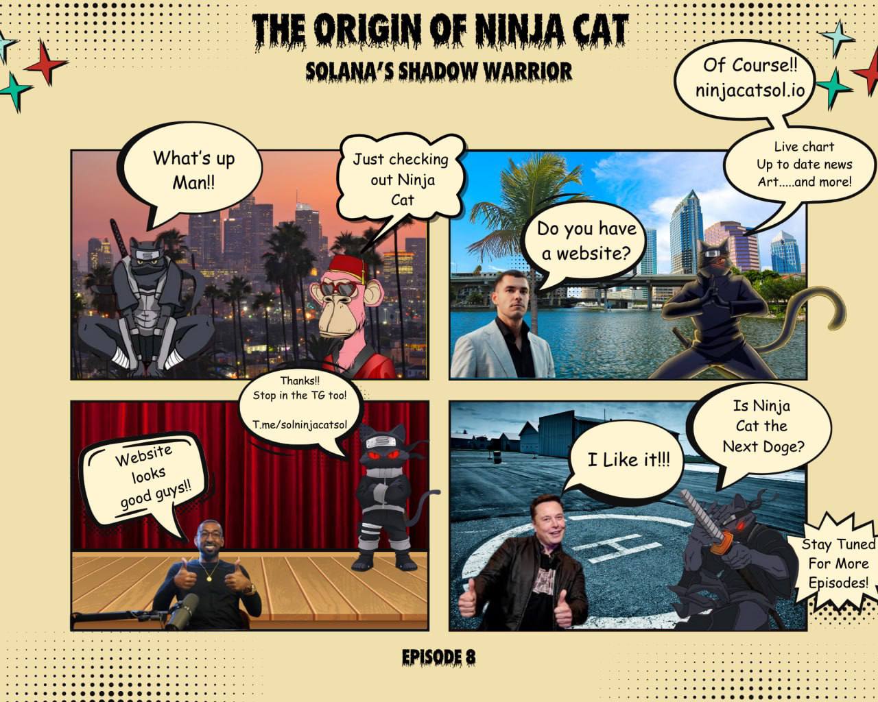 Ninja Cat Comic Series 1 - Episode 8